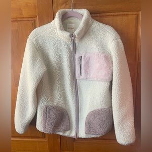 Sherpa zip up jacket